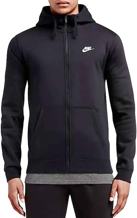Mens Nike Sportswear Club Full Zip-Up Hoodie