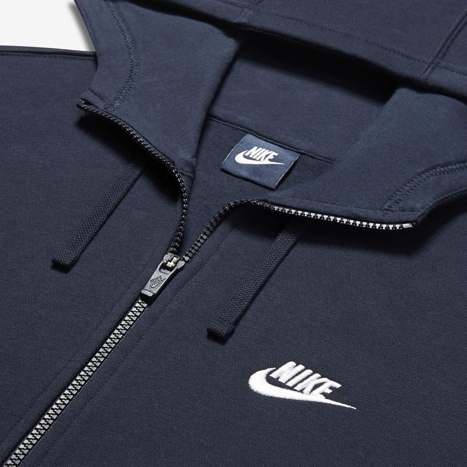 Mens Nike Sportswear Club Full Zip-Up Hoodie