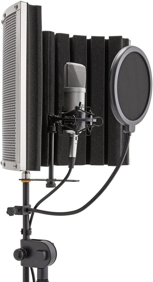 PreSonus Studio 24c 2x2 USB Audio/MIDI Interface with CR3-X Creative Reference Multimedia Monitors and with Newest Version Studio One Artist Software Pack  Isolation Recording Shield