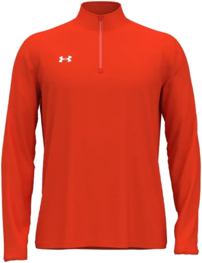 Under Armour Mens Team Tech 1/4 Zip Loose Royal Blue Long Sleeve Shirt