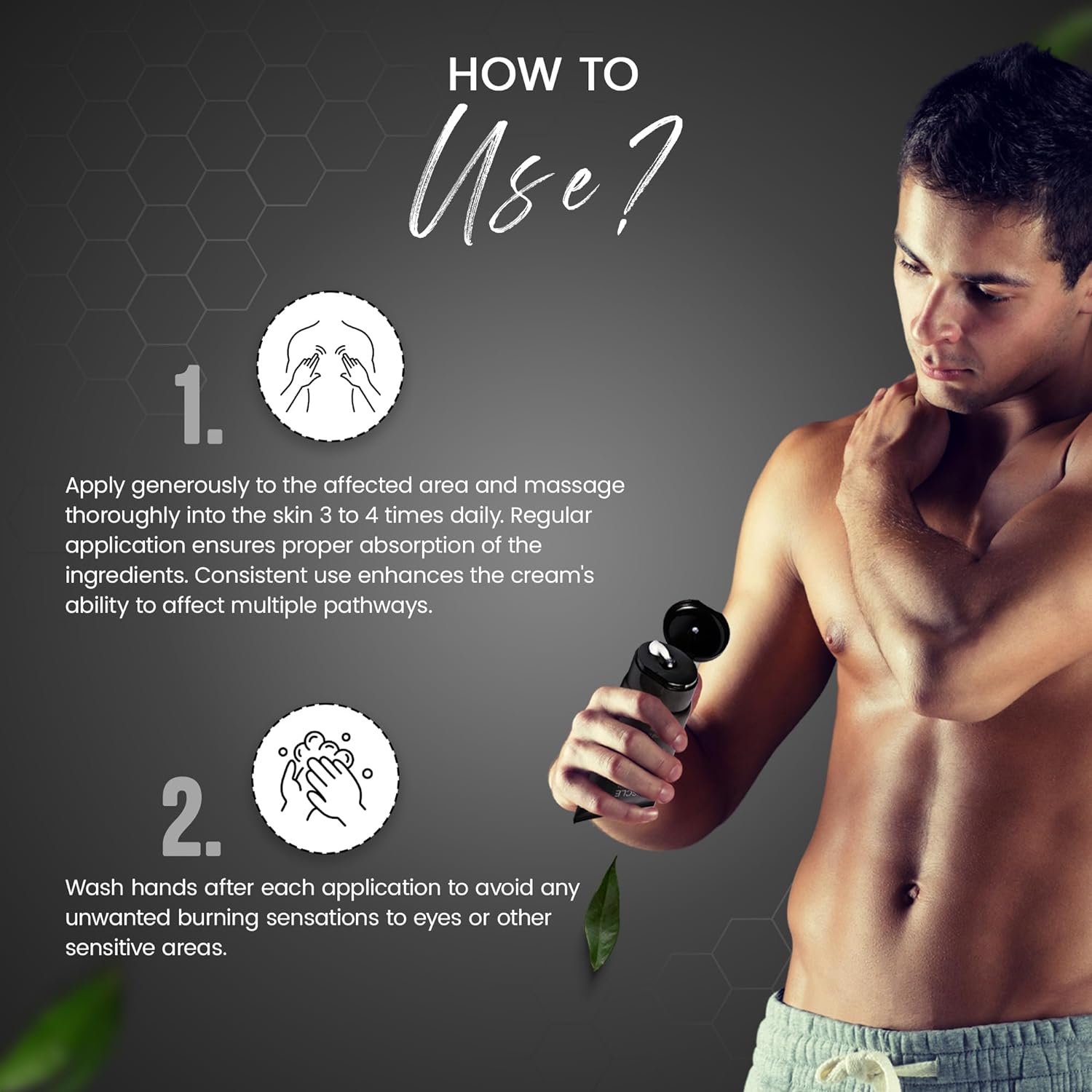 BE+WELL 4oz Muscle Rub Pain Relief Cream | Professional Strength Muscle Rub | Maximum Strength Cream for Muscles and Body.