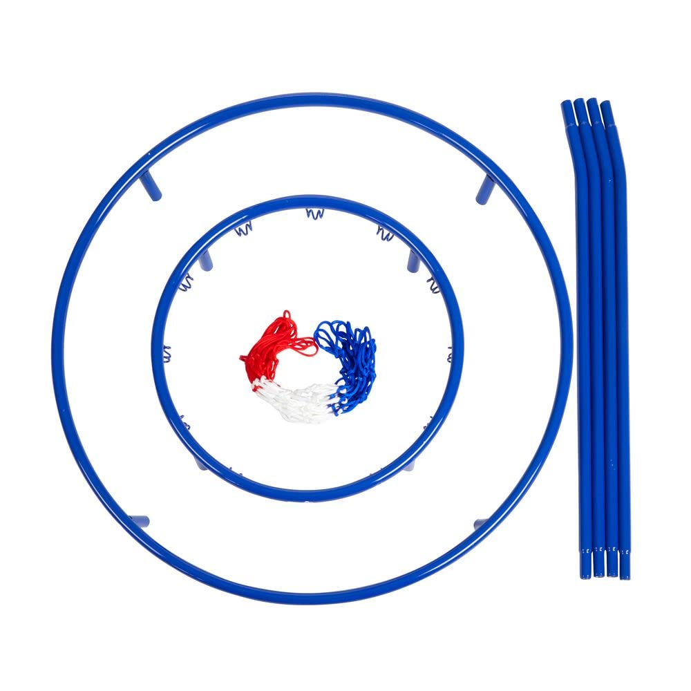 Excellerations Oversized Rim, Easy Score Basketball Hoop Set for Toddlers and Kids in The Classroom or Home School