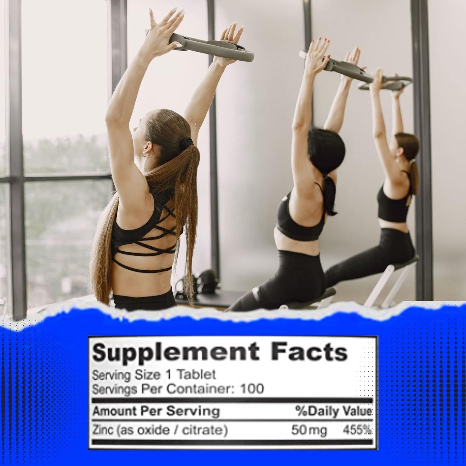 Family Health Products Zinc 50mg Supplement,100 Tablets for Immune Function Overall Wellness and Lifestyle Support- Gluten Free  Lactose Free Antioxidant Capsules, 90 Day Supply