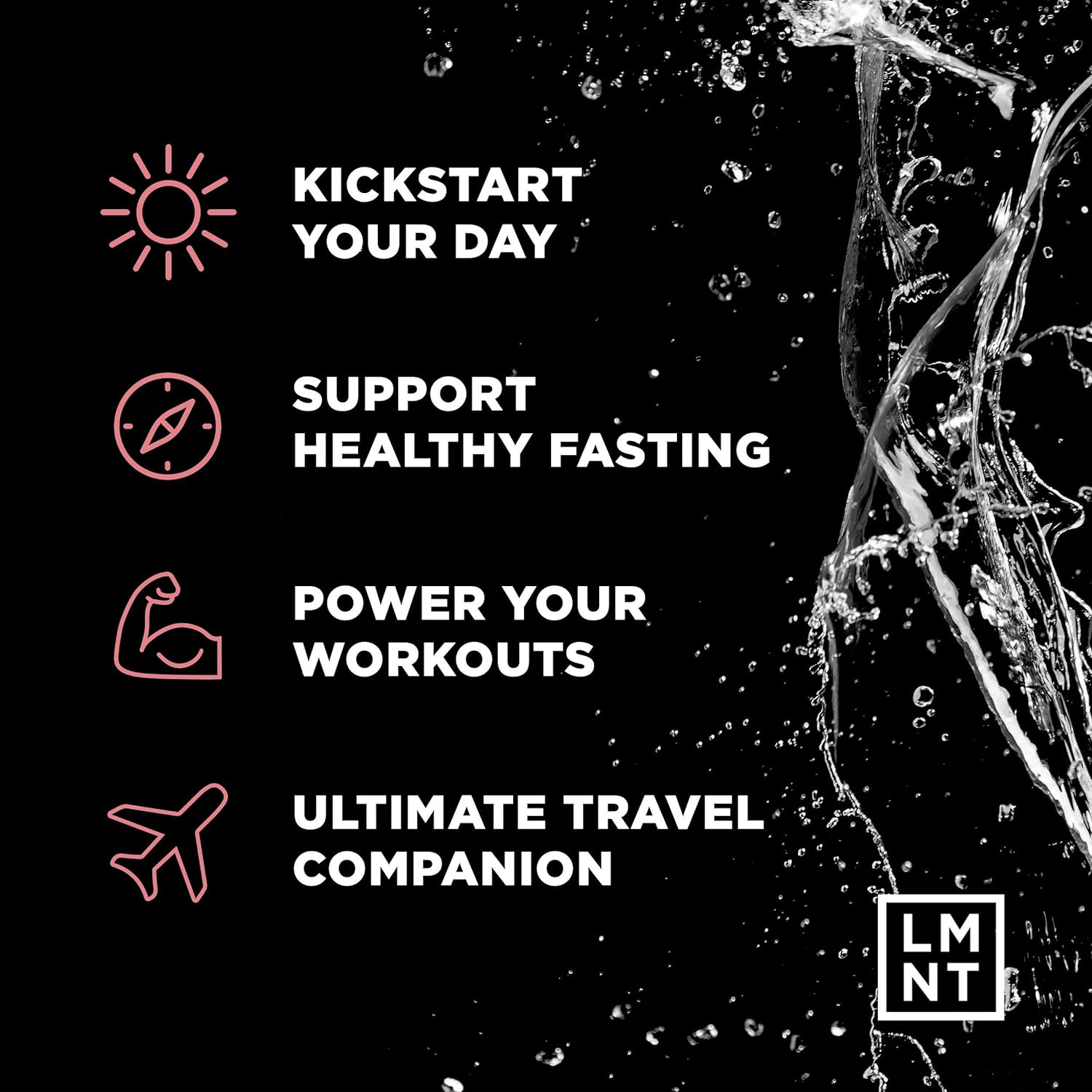 LMNT Zero-Sugar Electrolytes - Orange Salt - Hydration Powder Packets | No Artificial Ingredients | Keto  Paleo Friendly | 30 Sticks