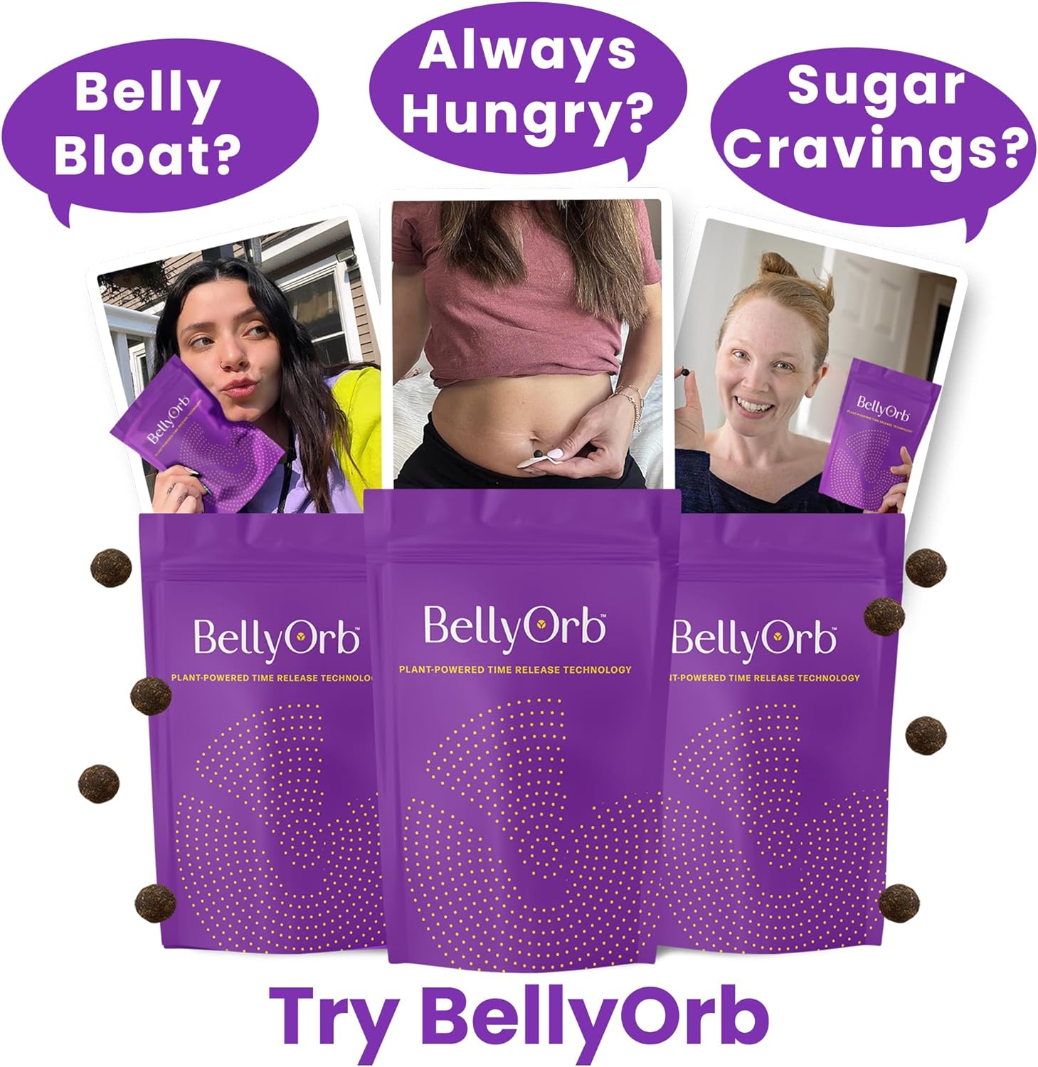 LURE Essentials Belly Orb – BellyOrb Sticker - Works for Men and Women with Wormwood, Clove, Cinnamon, Ginger 30 Pieces