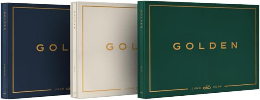 [Set] BTS JUNGKOOK GOLDEN 1st Solo Album 3 Ver Set