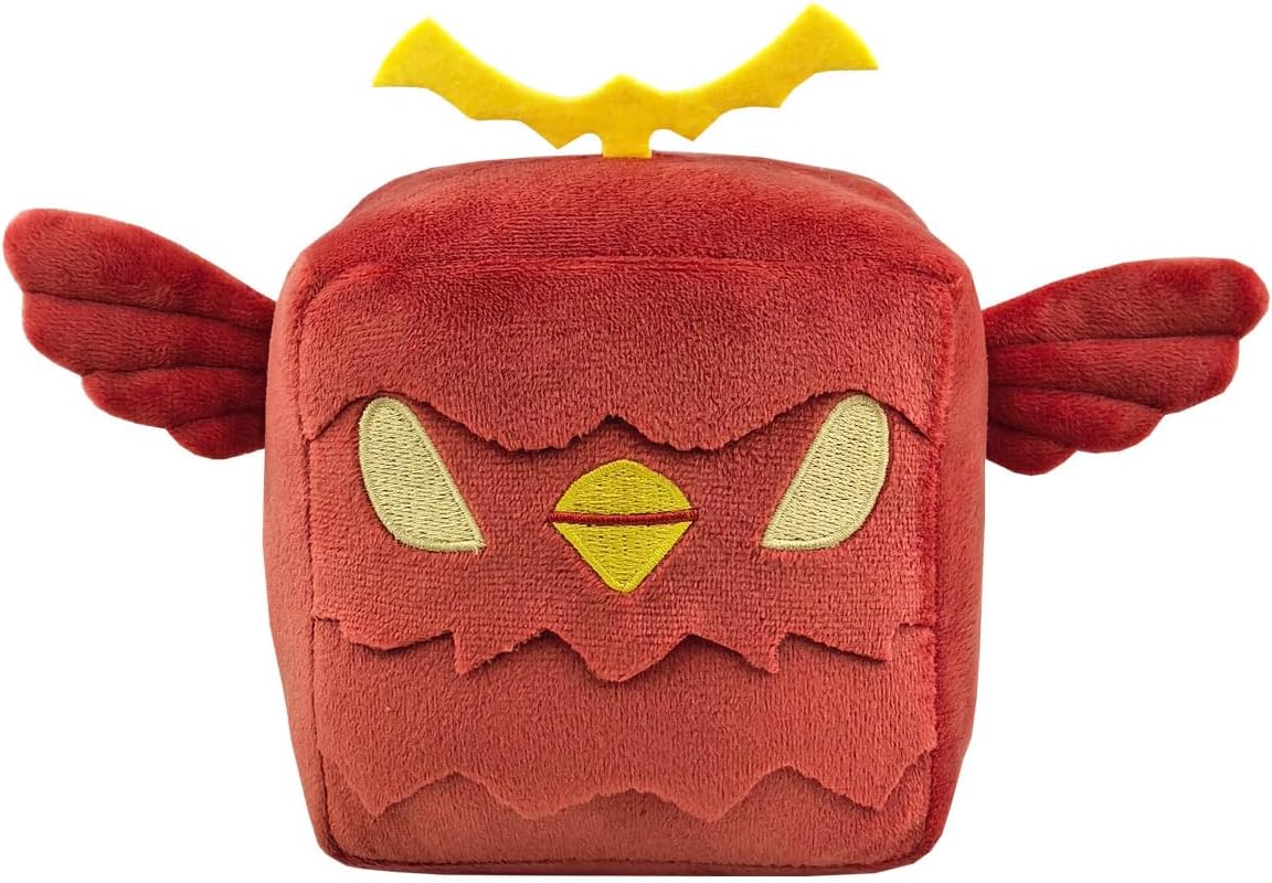 Zomgurd 6 Pcs Blox Fruits Plush Toys, The Leopard Mammoth Dragon Spirit Falcon Dough Doll Plushies Decor for Fans, Soft Hugging Squishy Pillow Stuffed Figure Gifts for Kids Boys Girls Valentines Day