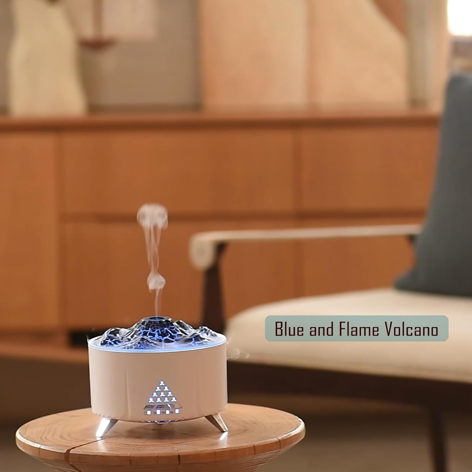 Essential Oil Diffusers Large Room: Cute Jellyfish Mist - Watch The Video - SEVEYEE 350ml Aromatherapy Diffuser for Home Bedroom, Long Last 12 Hours with Auto Off, Volcano Night Light v32
