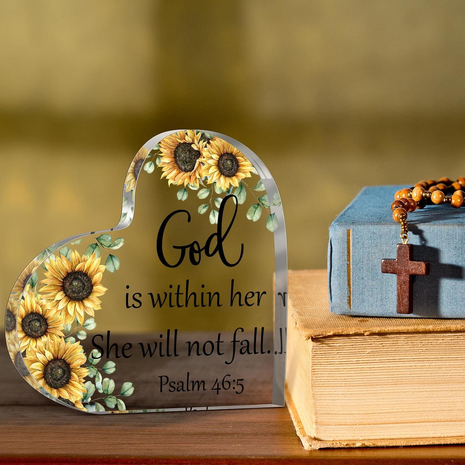 Gerrii Inspirational Gifts for Women Christian Butterfly Acrylic Gift Religious Gifts for Her Bible Verse Desk Decor Motivational Quotes Birthday Gift for Friends Mom Coworker