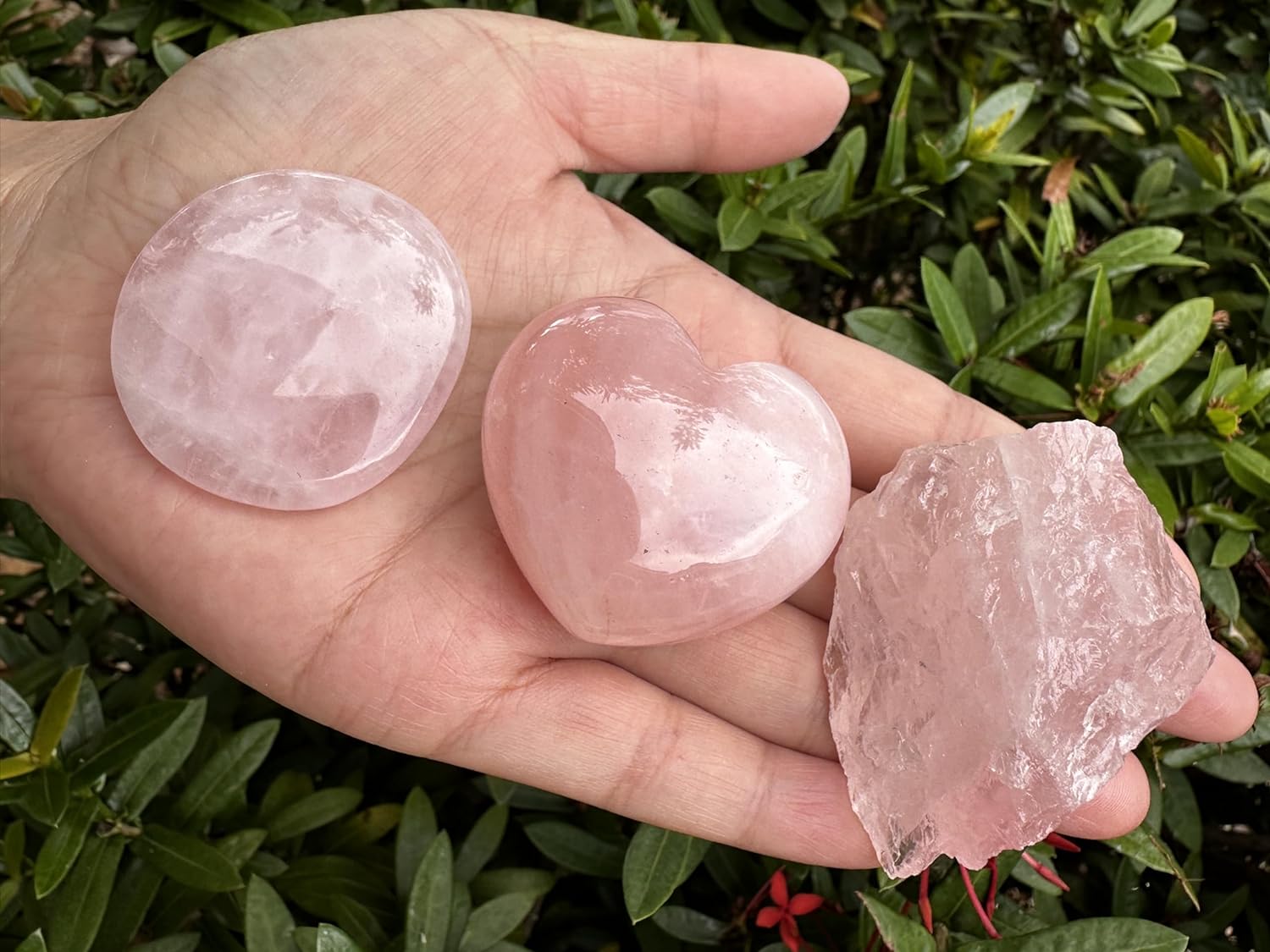Spiritual Intentions Crystal Boxes - Love, Peace, Stress Relief, Protection, Luck, Health  Cleansing Gift Box, (Health  Wellness)