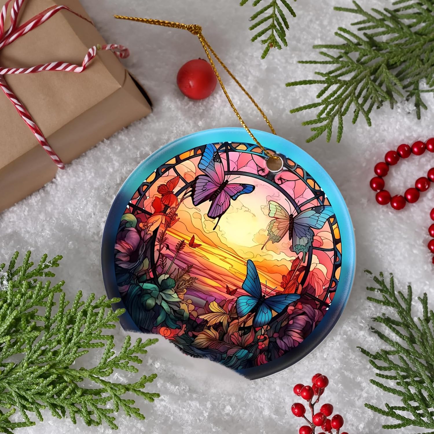 Tree of Life Christmas Ornament - Tree of Life Ceramic Ornament - Tree of Life Ornaments for Christmas Tree - Tree of Life Gifts - Tree of Life Keepsake - Tree of Life Hanging Decor