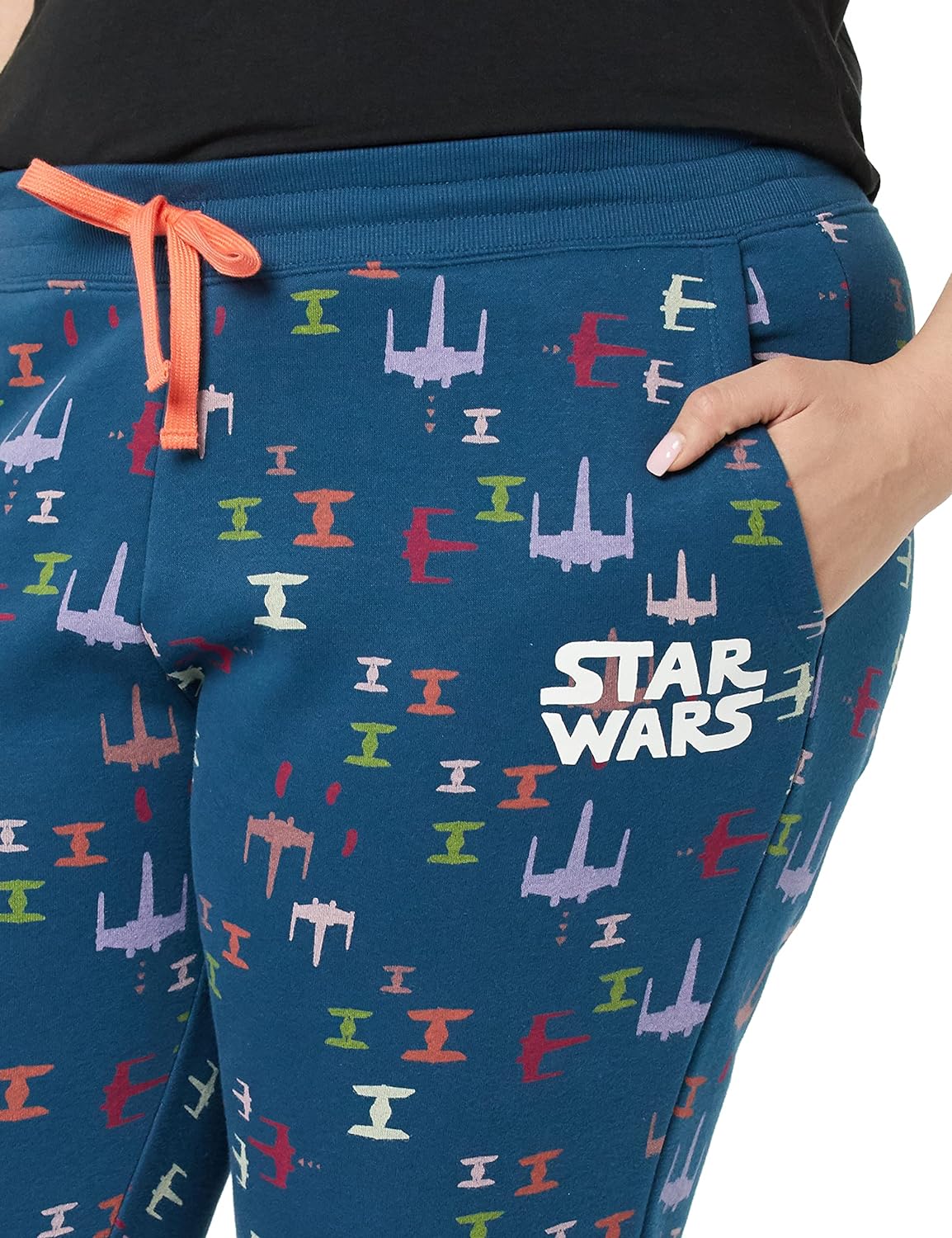 Amazon Essentials Disney | Marvel | Star Wars Womens French Terry Fleece Jogger Sweatpants