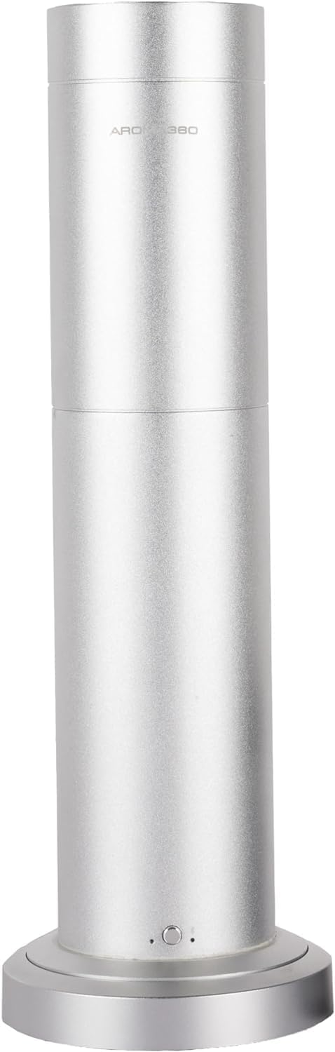 Aroma360 - Wireless Pro Essential Oil Diffuser - 600 sq ft Coverage - Cordless  Portable with Remote - Aromatherapy Scent Diffuser - Home, Spa, Office  Business - Air Freshener - Metallic Silver