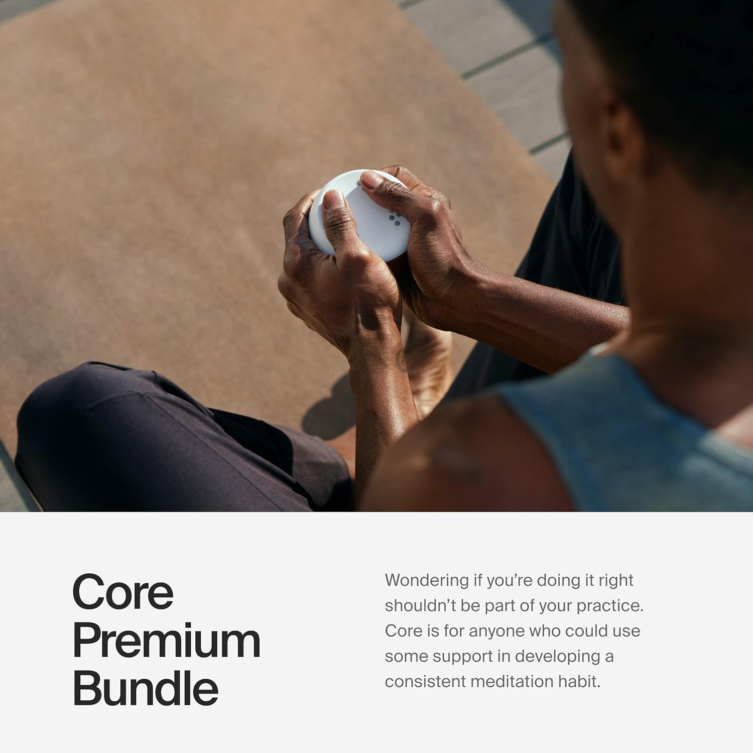 Meditation Trainer: Meditation Device for Relaxation, Stress Relief, and Anxiety Relief with Built in Mental Health Wellness App (Premium)