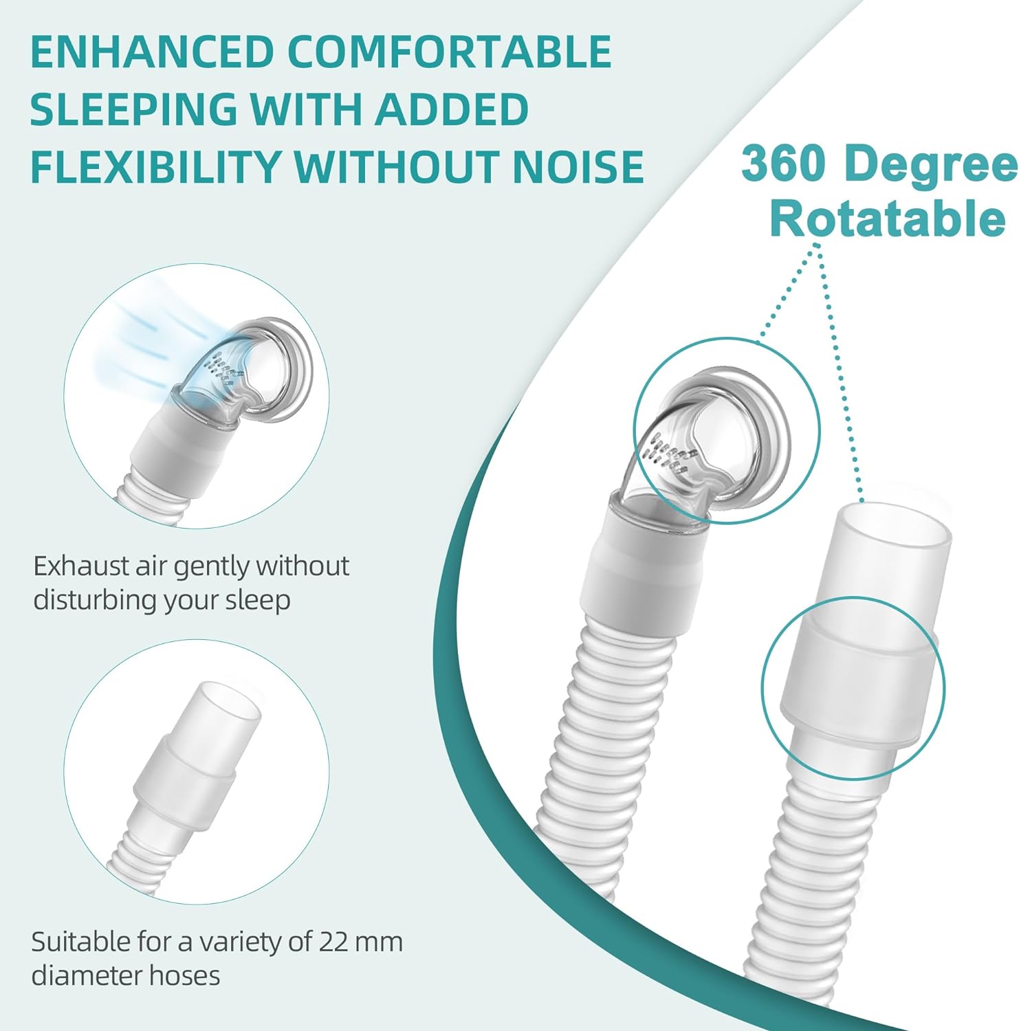 Replacement Head Strap  Frame  Swivel Hose Set Compatible with Swift Fx, Enhanced Comfort  Added Flexibility without Noise, One Pack Covers Most of Your Needs, ItAll Supplies