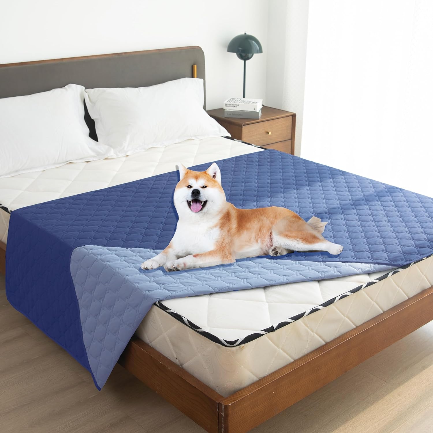 gogobunny 100% Double Sided Waterproof Dog Blanket Soft Pet Bed Cover Reversible Protect Furniture Couch Sofa Car for Puppy Cat Kids (Dark Stone/Light Stone, 30x70 Inch (Pack of 1))