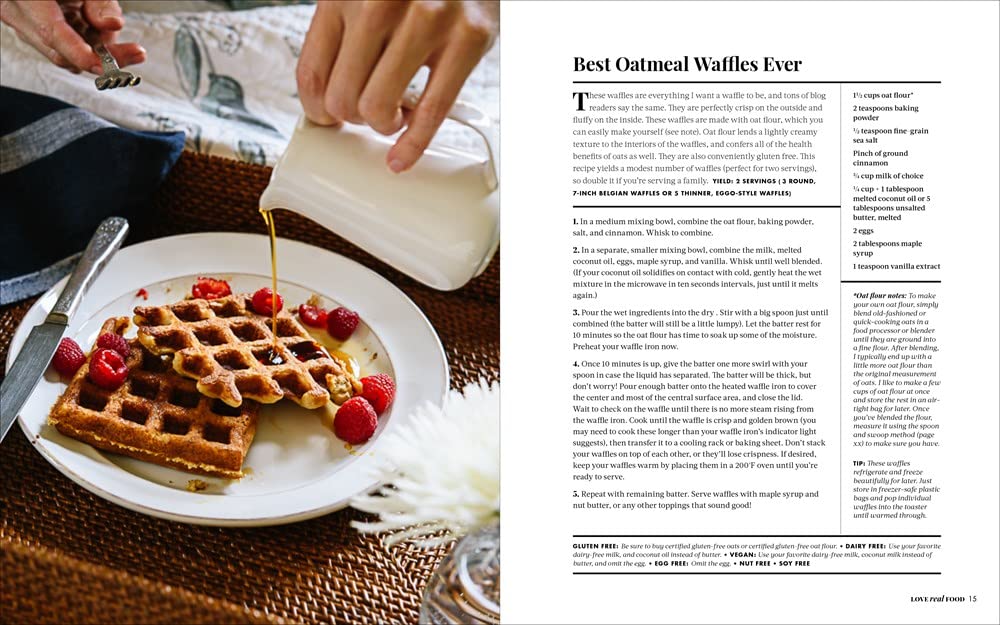 Love Real Food: More Than 100 Feel-Good Vegetarian Favorites to Delight the Senses and Nourish the Body: A Cookbook     Hardcover – May 16, 2017