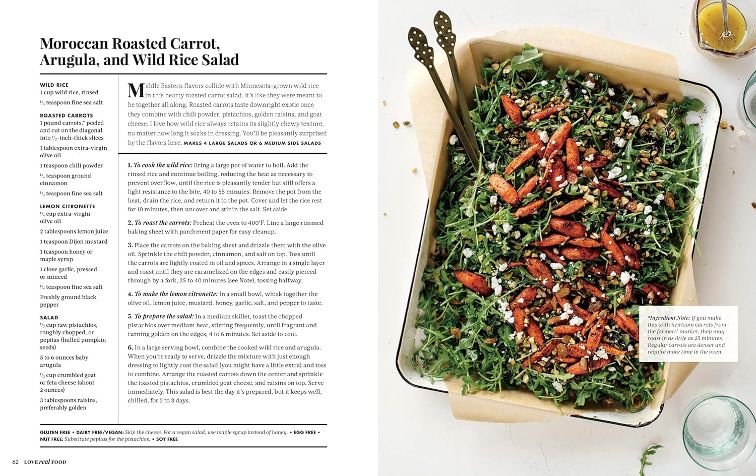 Love Real Food: More Than 100 Feel-Good Vegetarian Favorites to Delight the Senses and Nourish the Body: A Cookbook     Hardcover – May 16, 2017