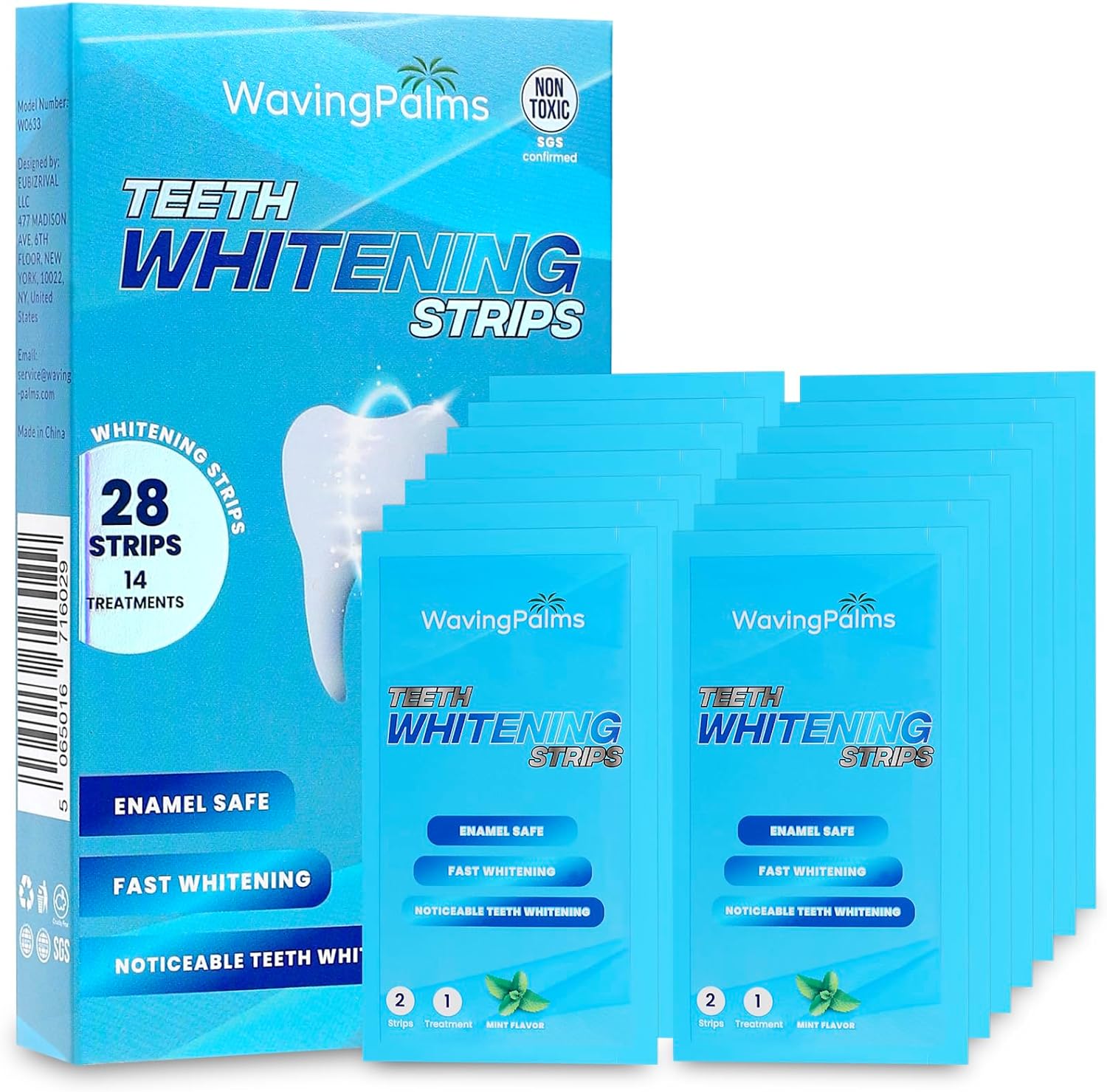 Teeth whitening Strips for Tooth White: Professional Dental Teeth whitening Strips - 28 whitening Strips- White Strips for Teeth whitening for The Perfect Smile