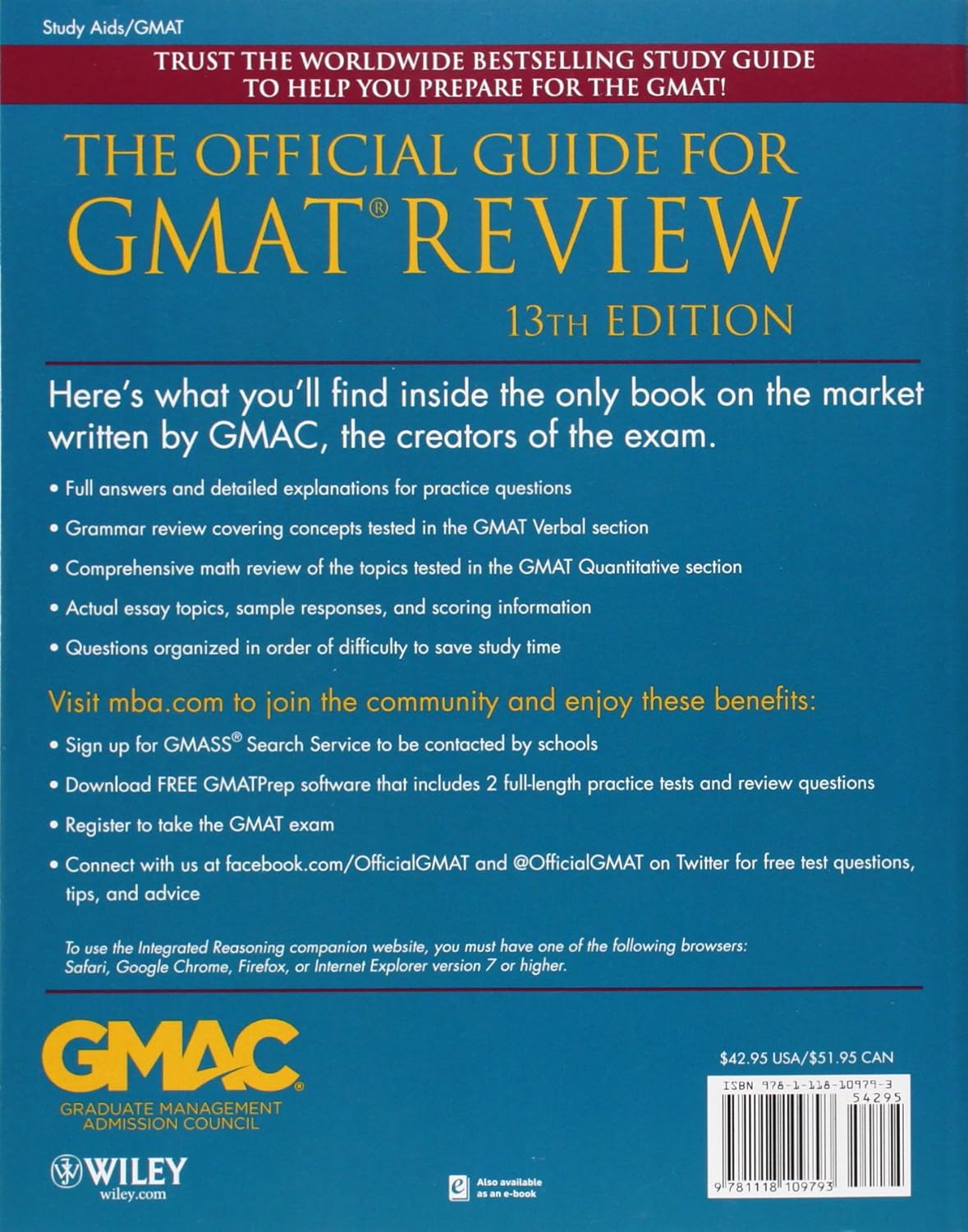 The Official Guide for GMAT Review     13th Edition