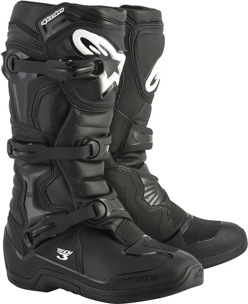 Alpinestars 2013018-10-12 Mens Tech 3 Motocross Boot, Black, 12