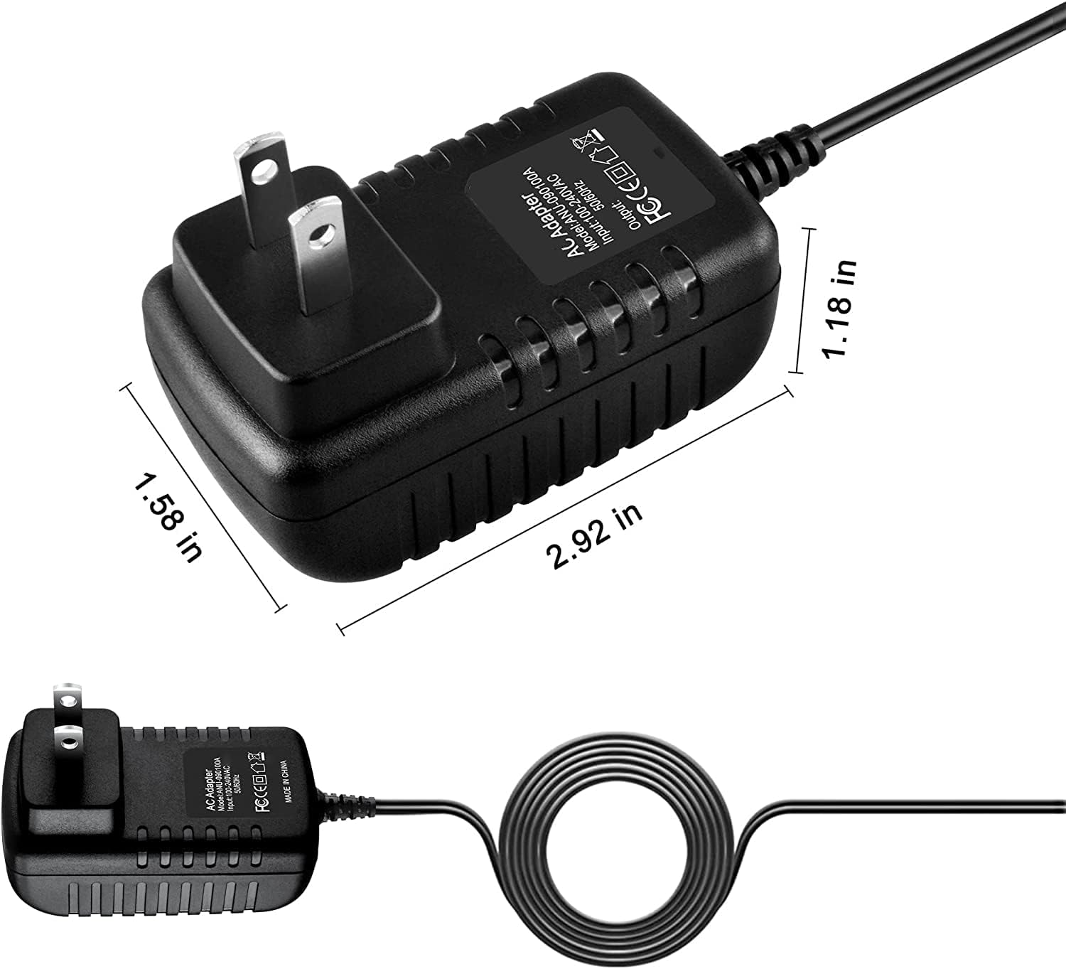 Guy-Tech 4FT Cable AC Adapter Replacement for SEL Class 2 Transformer HT73007c DC Power Supply Charger Cord PSU