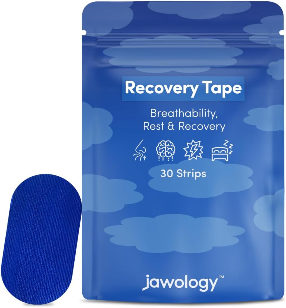 Jawology™ Rest  Recovery Tape (30 Pack) - Premium Cactus Silk Material, Breathable and Hypoallergenic