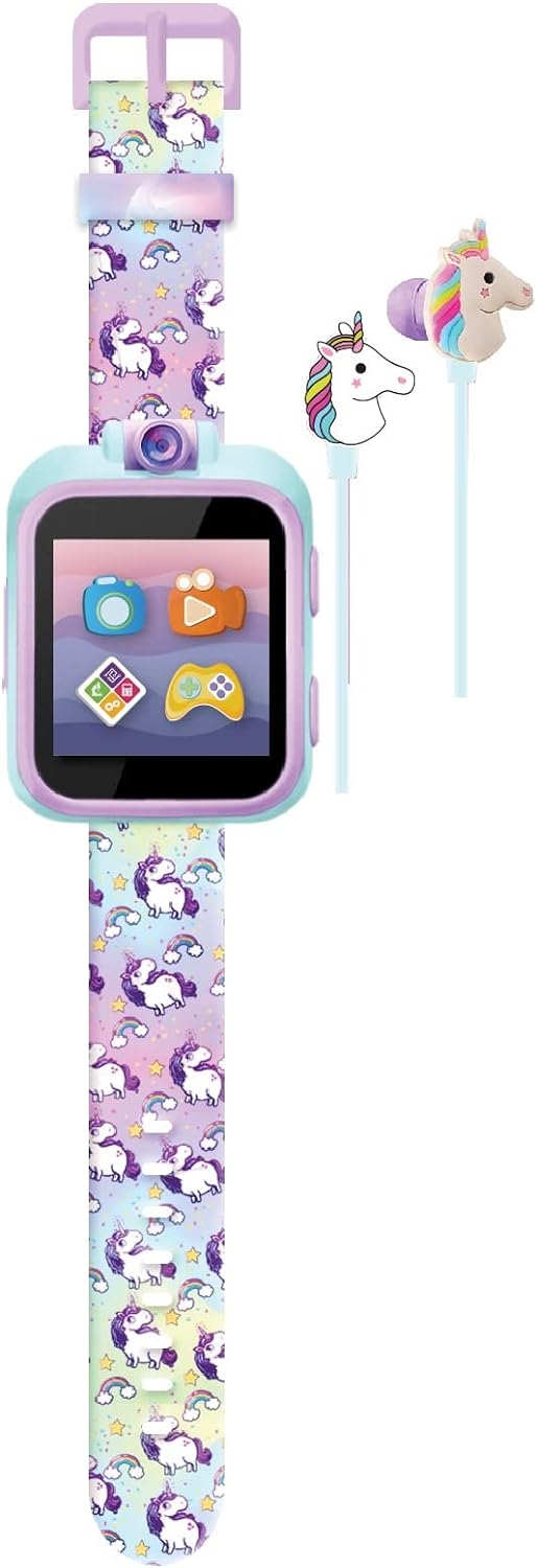 PlayZoom 2 Kids Smartwatch  Earbuds Set with Swivel Selfie Video Camera, LCD Display, STEM Learning, 20+ Games, Audio Bedtime Stories, Store and Play Music, Gift for Kids Boys Girls from 4+ Years Old