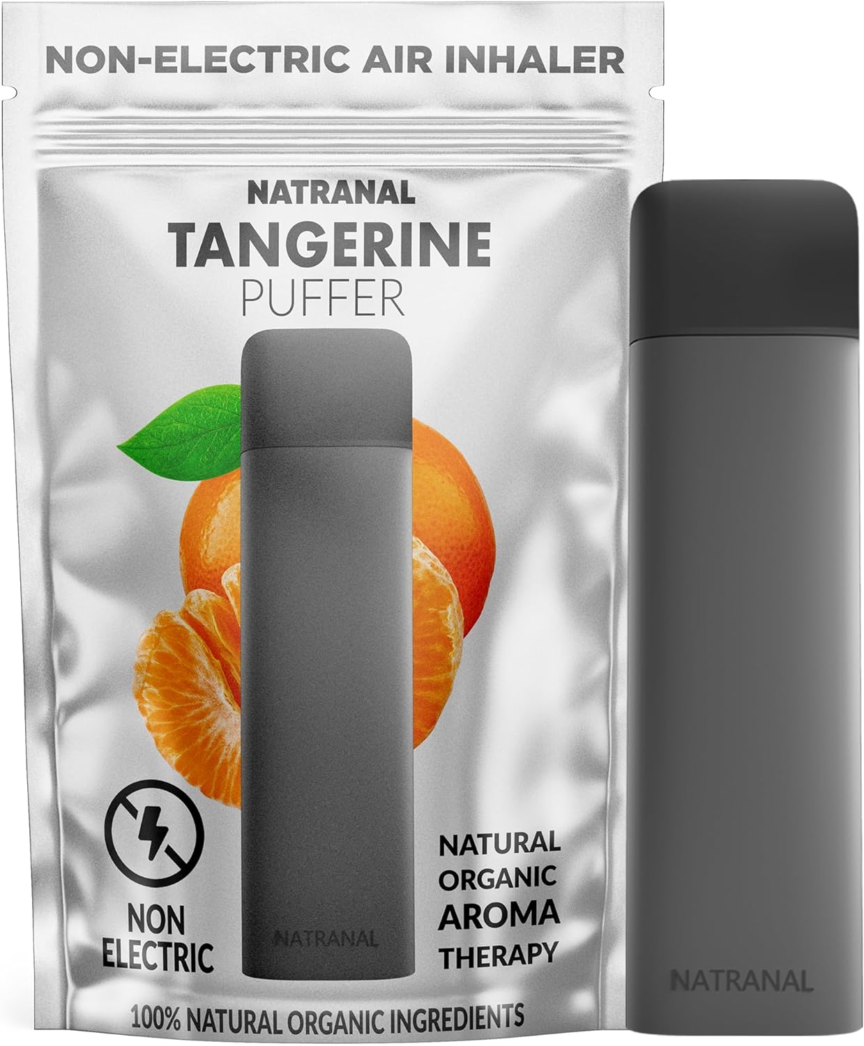 Quit Smoking Air Inhaler, Stop Smoking Behavioral Support Tangerine-Flavor Quit Smoking Air Inhaler Stick No-Nicotine, No-Smoke, Non-Electric Safe  Natural | Made in USA