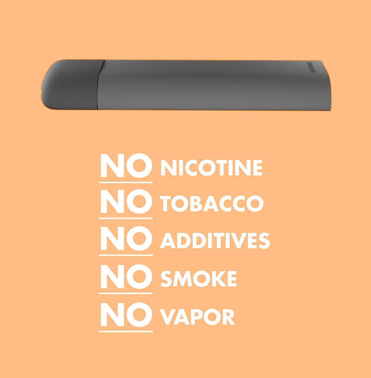 Quit Smoking Air Inhaler, Stop Smoking Behavioral Support Tangerine-Flavor Quit Smoking Air Inhaler Stick No-Nicotine, No-Smoke, Non-Electric Safe  Natural | Made in USA