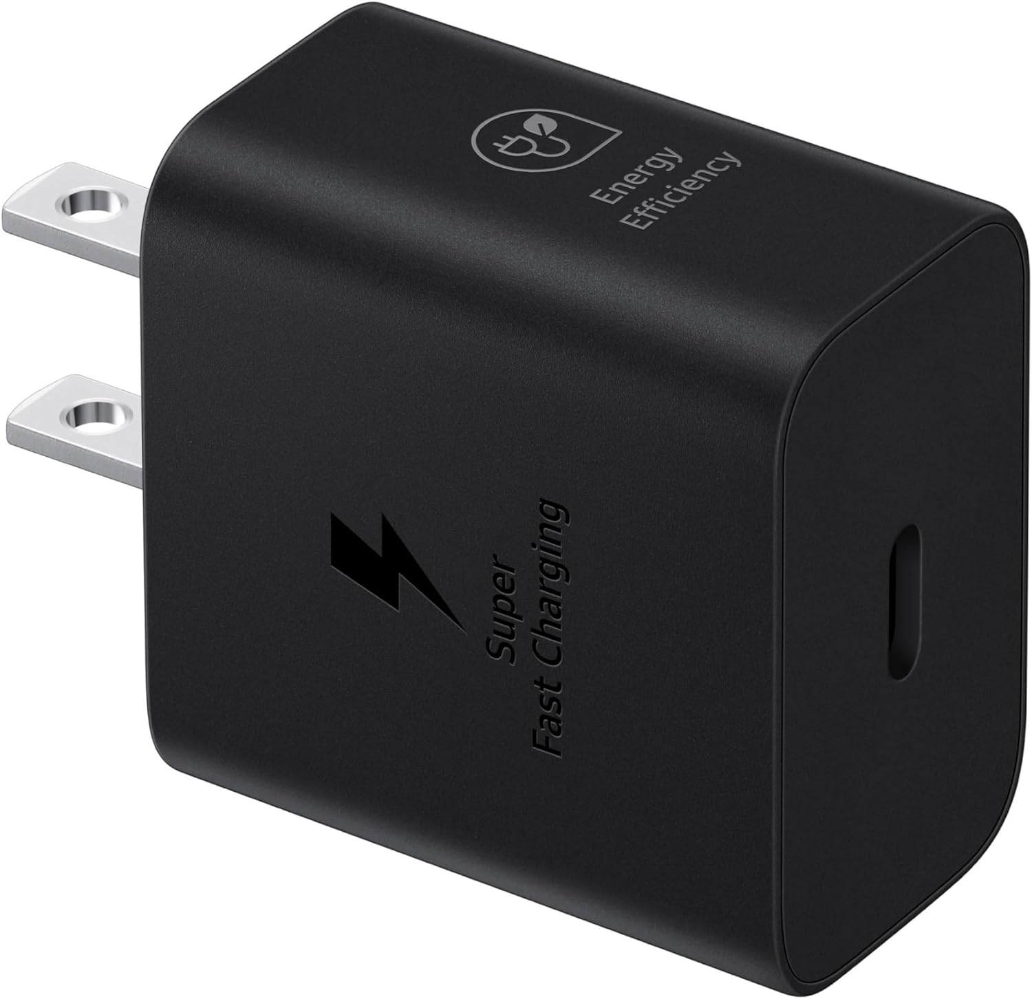 SAMSUNG 25W Wall Charger Power Adapter, Cable Not Included, Super Fast Charging, Compact Design, Compatible with Galaxy and USB Type C Devices, Black