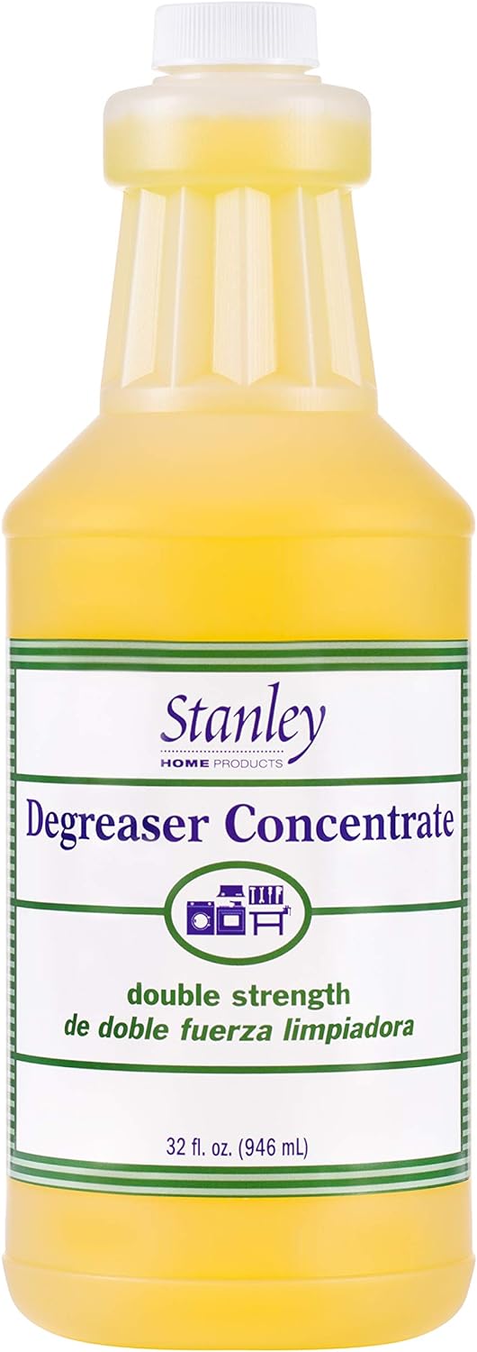 STANLEY HOME PRODUCTS Degreaser Concentrate PLUS Easy-To-Use Spray Bottle – Removes Stubborn Grease  Grime - Multipurpose Cleaner for Home  Commercial Use