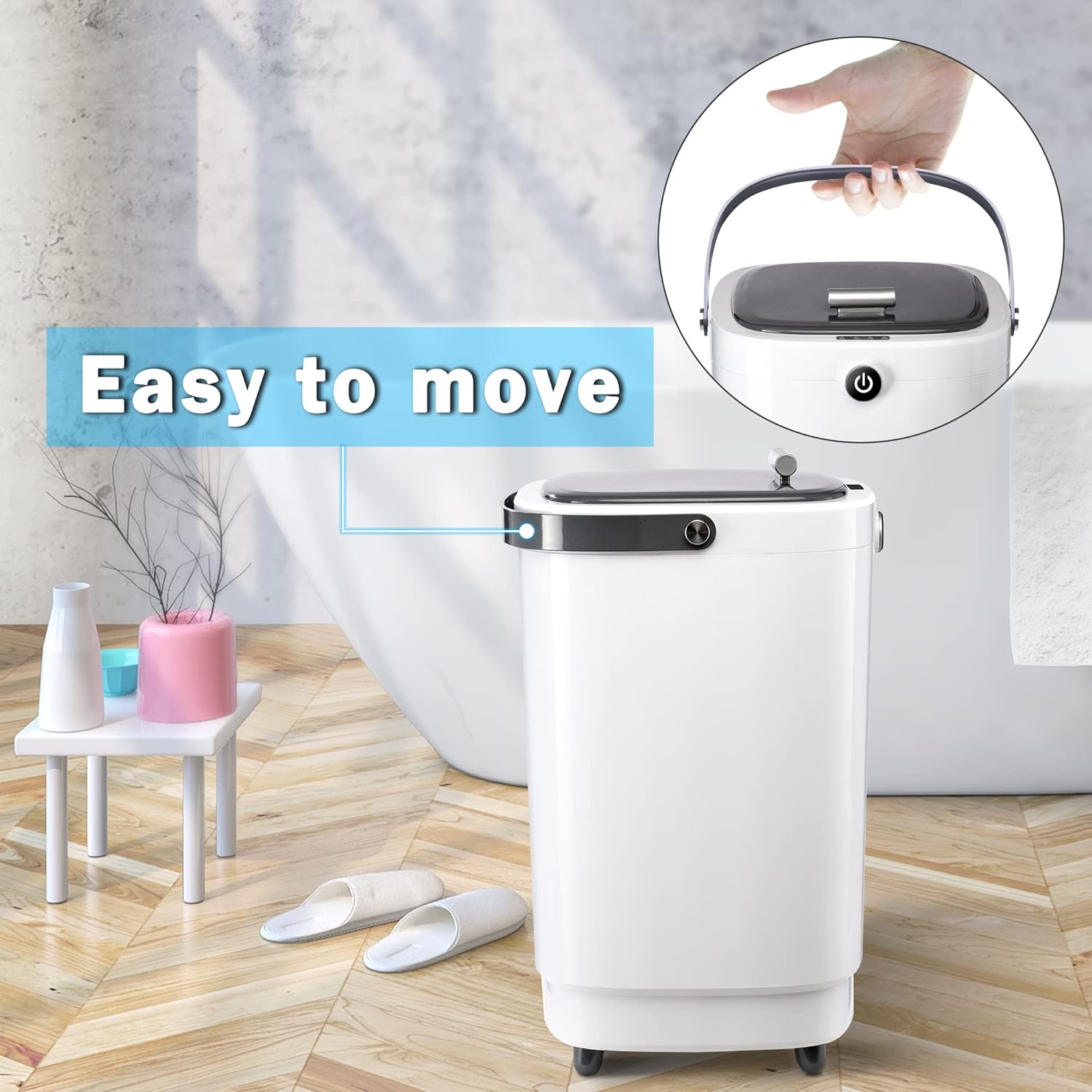 Towel Warmers for Bathroom Bucket,Luxury Large Spa Towel Hot Warmer Bucket Style-Hot Towels in 10 Minutes-Fits Up to Two Oversized Towels - Bathrobe, Towel, Blanket-Yellow Towel Warmers for Bathroom Bucket,Luxury Large Spa Towel Hot Warmer Bucket Style-Hot Towels in 10 Minutes-Fits Up to Two Oversized Towels - Bathrobe, Towel, Blanket-Yellow