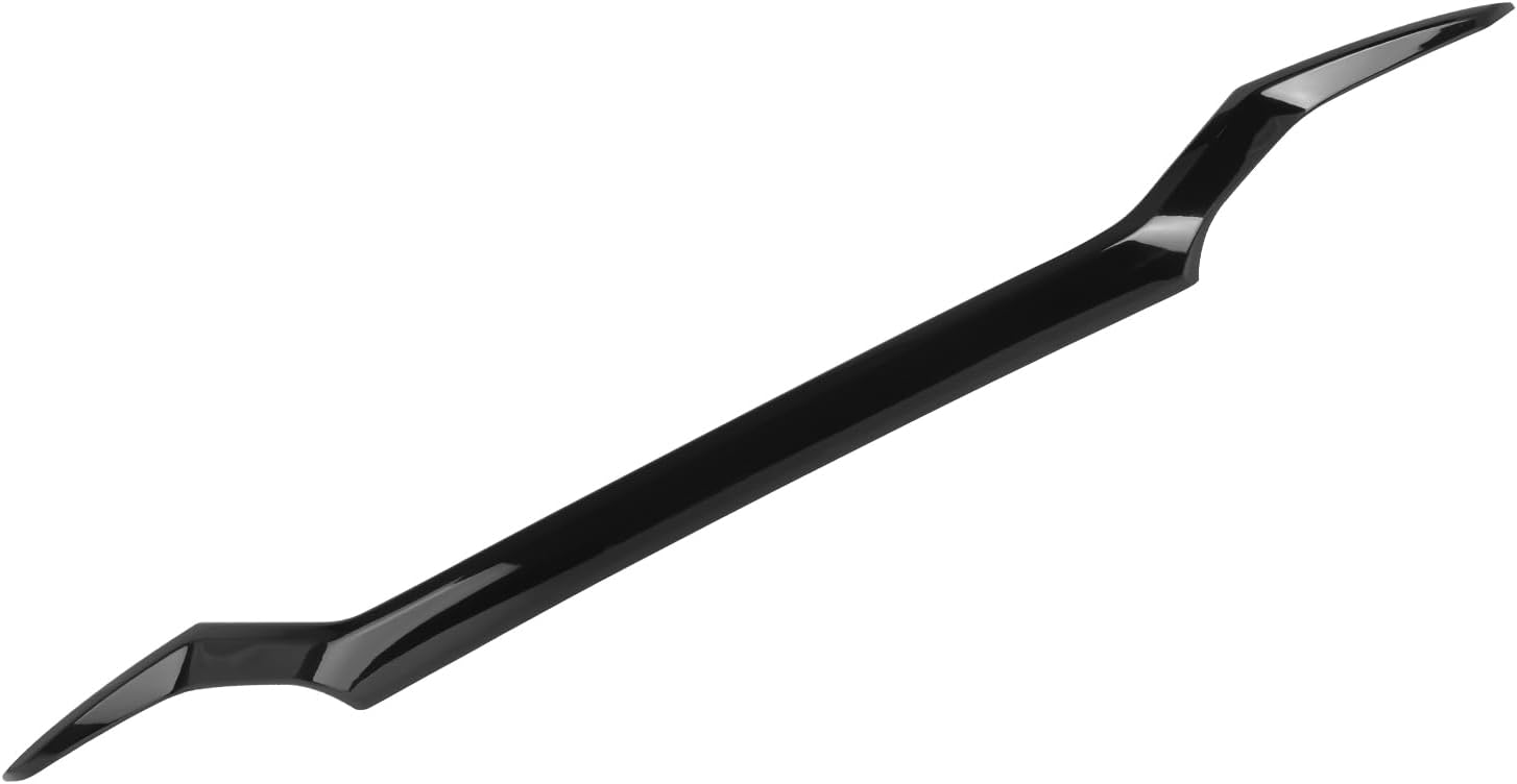 x xotic tech Exterior Rear Trunk Logo Lid Tailgate Upper Curve Strip Cover Trim, Glossy Black, Compatible with Toyota RAV4 2019-2024