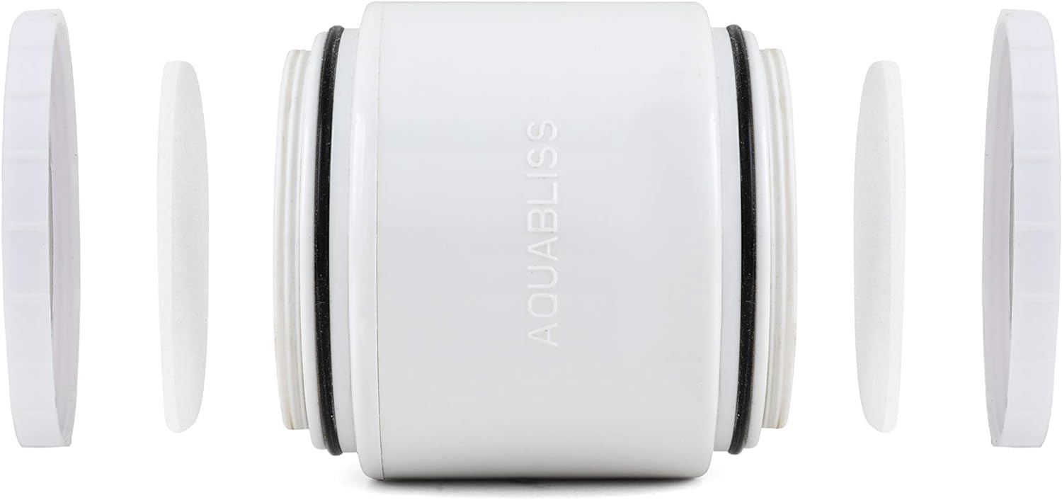 AquaBliss HD Multi Stage Shower Filter Replacement Cartridge for SF400  SF500-48x Heavy Duty Detox Power. Kiss Itching, Breakage  Dullness Goodbye. Reduce Rust, Chlorine, Toxins. 3-Pack (SFC500)