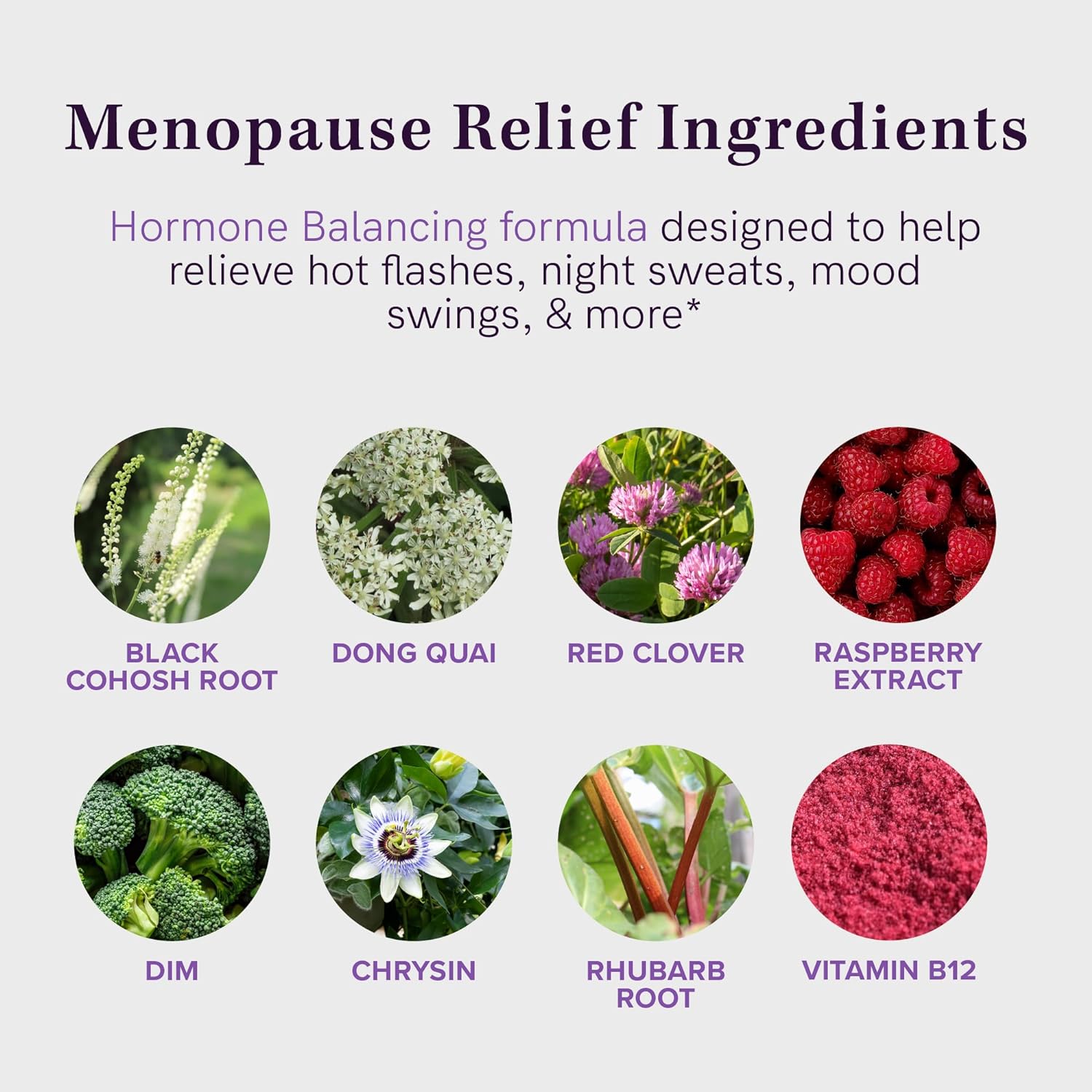 Menopause Support Gummies | Hormone Balance Relief for Hot Flashes, Night Sweats, Mood Swings,  Bloating | with Phytoestrogen Soy Extract, Vitamin D3, PABA, Biotin | Vegetarian, Gluten-Free | 60ct.