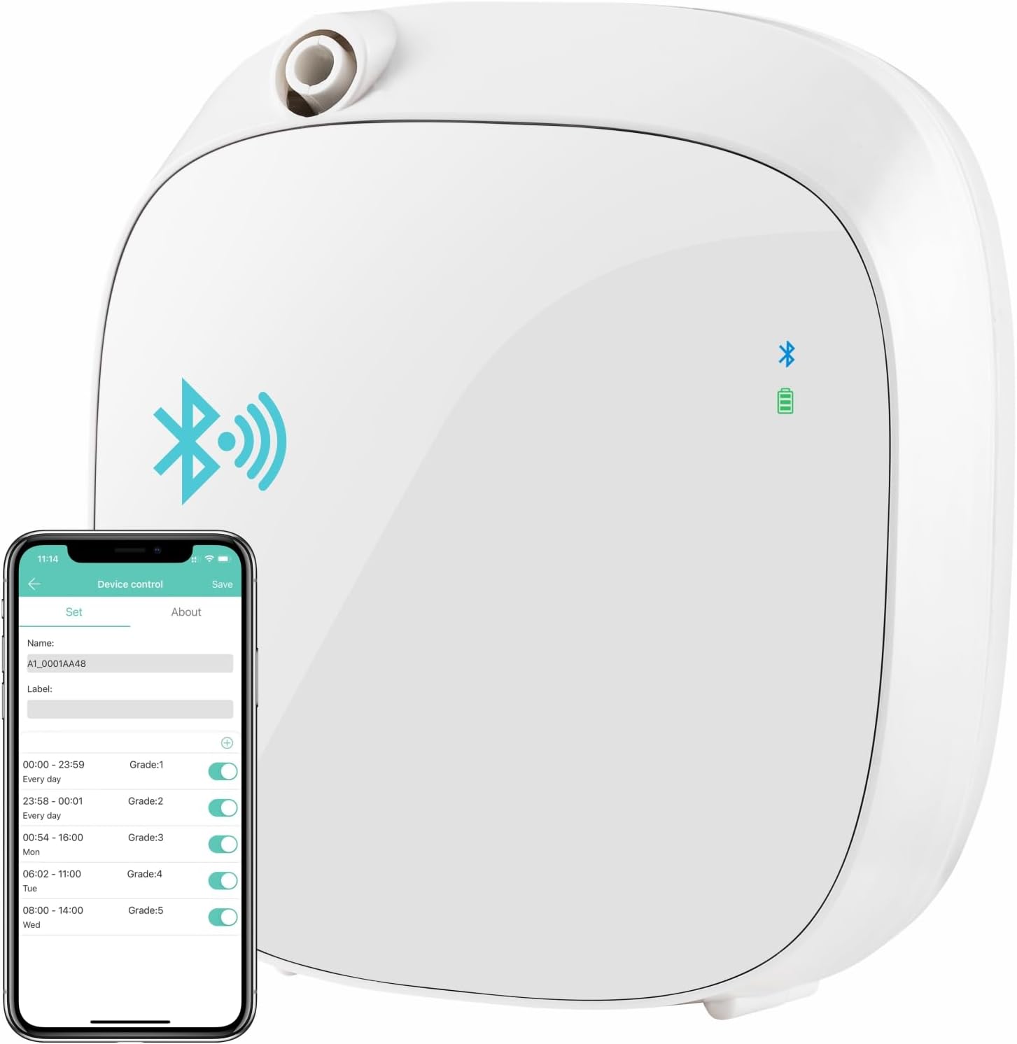 Smart Scent Air Machine for Home, Waterless Essential Oil Diffuser 100ML, Scent Diffuser for Essential Oil for Room, Office, Home
