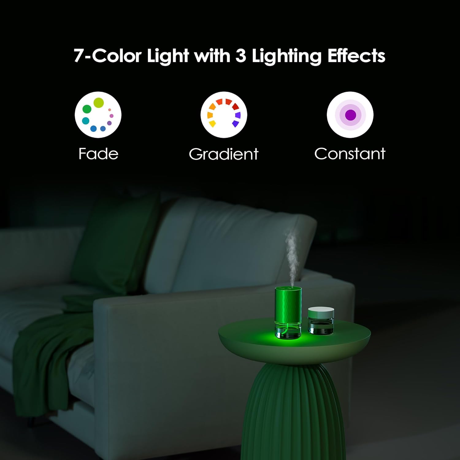 Waterless Diffuser Essential Oil 𝟭𝟬𝟬𝗺𝗹 Capacity Scent Air Machine for Home Aromatherapy Nebulizer 𝗣𝗿𝗲𝗺𝗶𝘂𝗺 𝗠𝗲𝘁𝗮𝗹 Battery Operated 3 Mist Settings Timers Color Light AN3 Gold