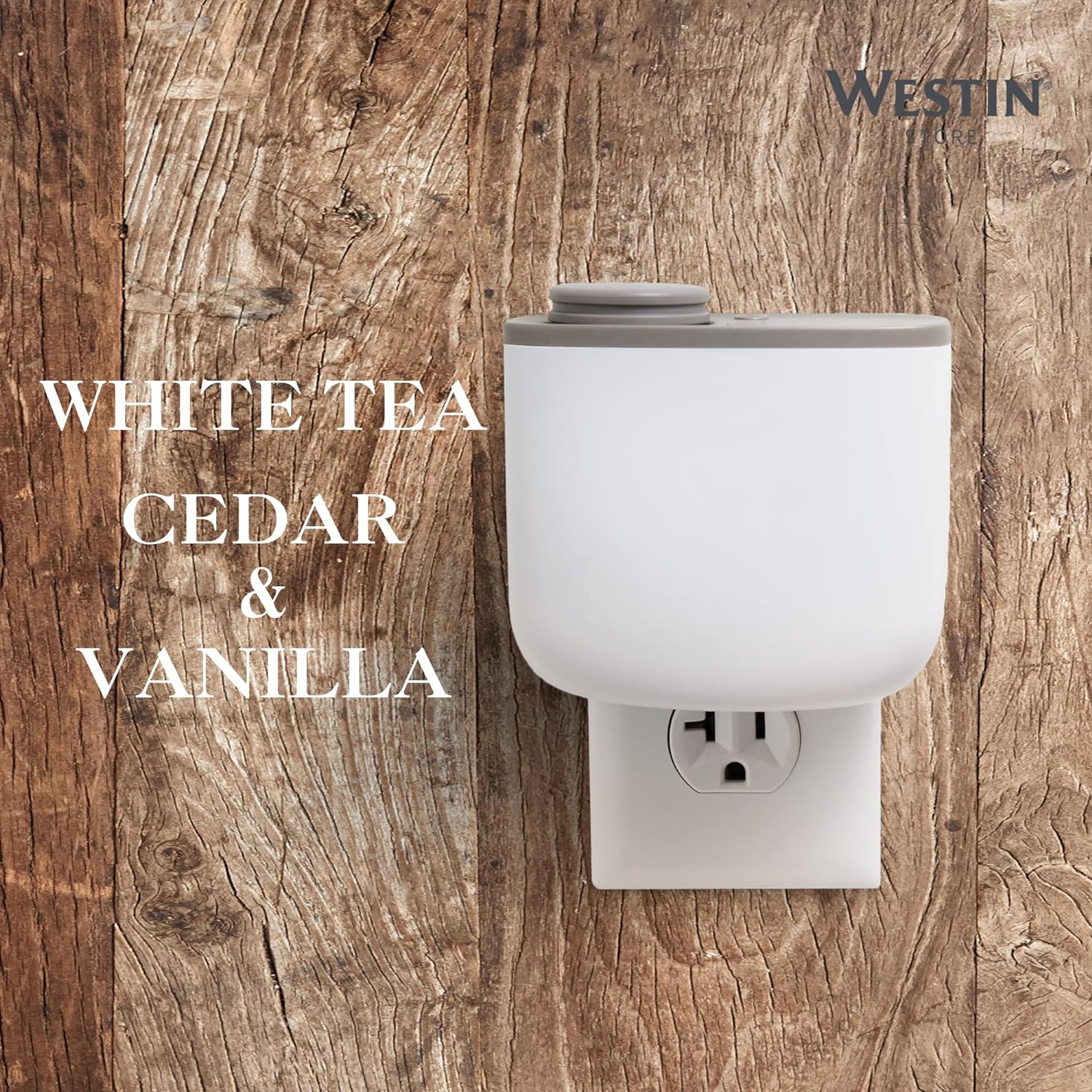 Westin Mini Home Diffuser  Fragrance Refill - Plug in Wall Diffuser - Luxury Hotel Collection - Aromatherapy - Notes of White Tea, Cedar, Vanilla - Signature White Tea Scent