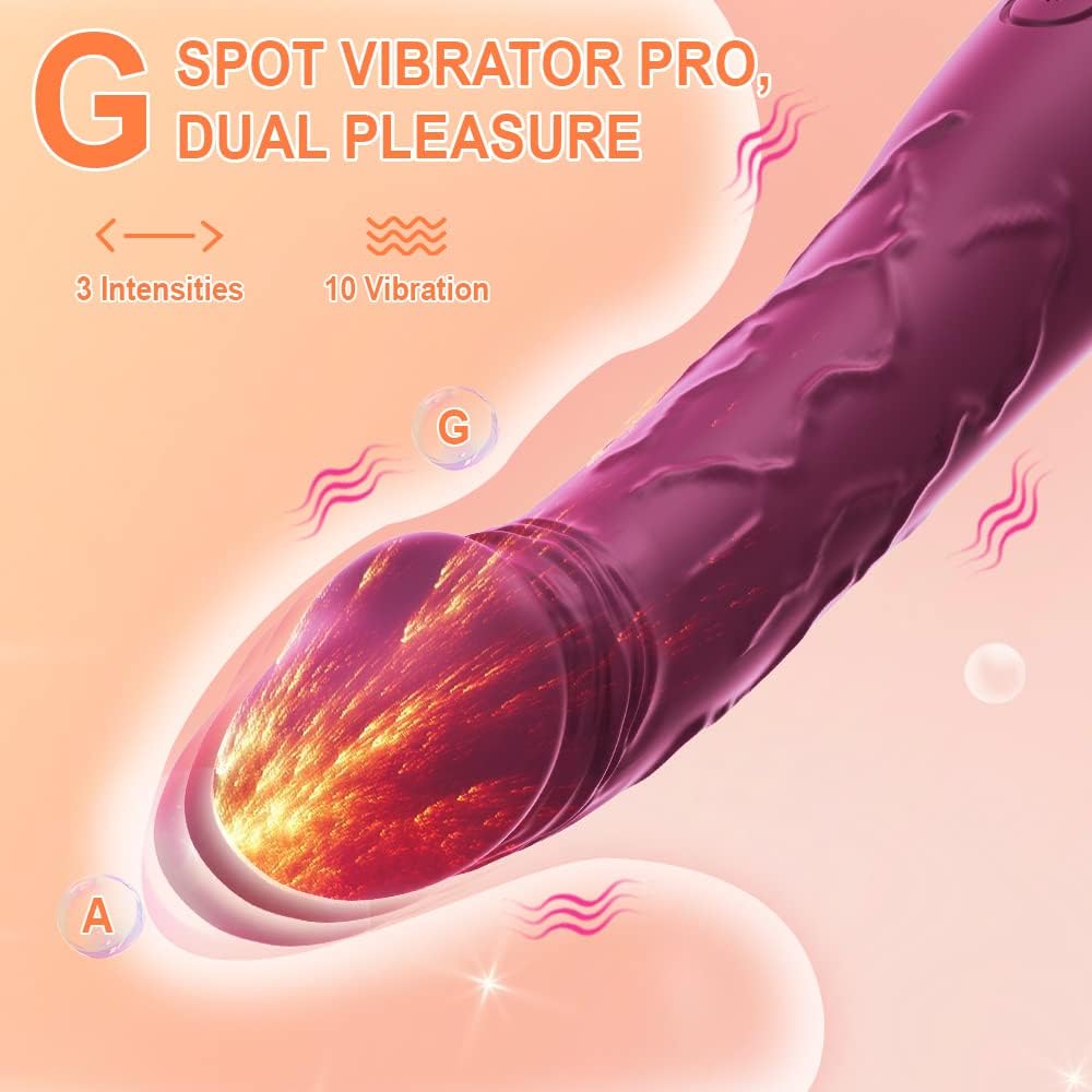 Gift for Female - Pleasure Toys Safe and Soft Waterproof Funny Set 10 Powerful Massage Mode for Women/Men Wellness MJG32