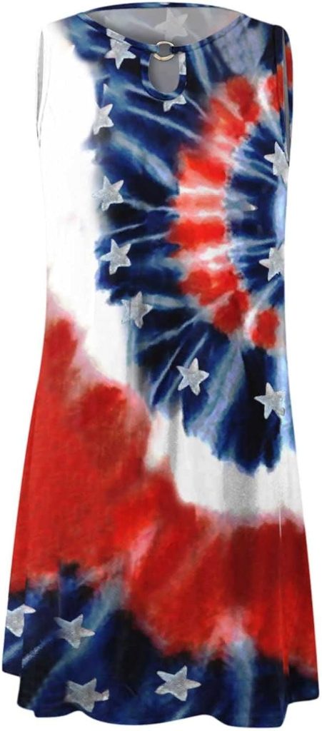 lcepcy Summer Dresses for Women 2023 Casual Bohemian Floral Print Beach Cover up Crew Neck Sleeveless Sundresses